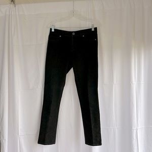 Inc black snake pattern jeans 6p